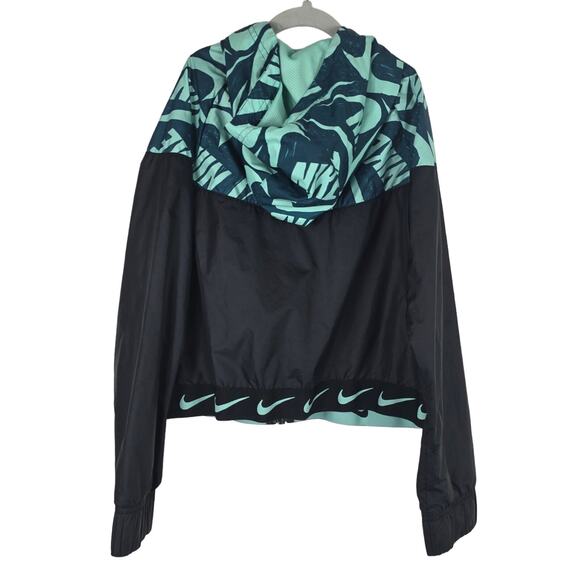 Nike Swoosh Unisex KIDS Hooded Full Zip Winter Snow Rain Jacket L - Picture 2 of 4